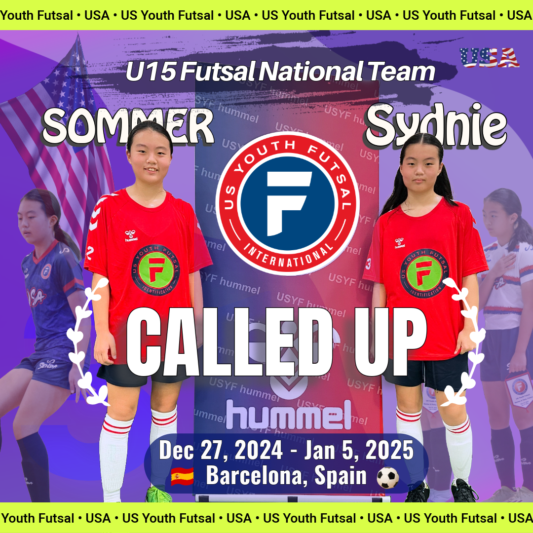 Selected for US U15 Futsal National Team